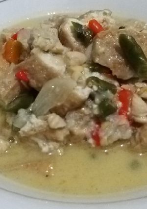 Foto resep Tahu Tempe kuah santan pedas