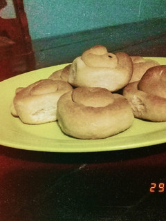 Una foto de Pan dulce amasado