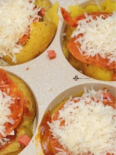 Foto resep Cheesy Potato Bake Simple 🥔🧀{Kentang Keju Panggang}