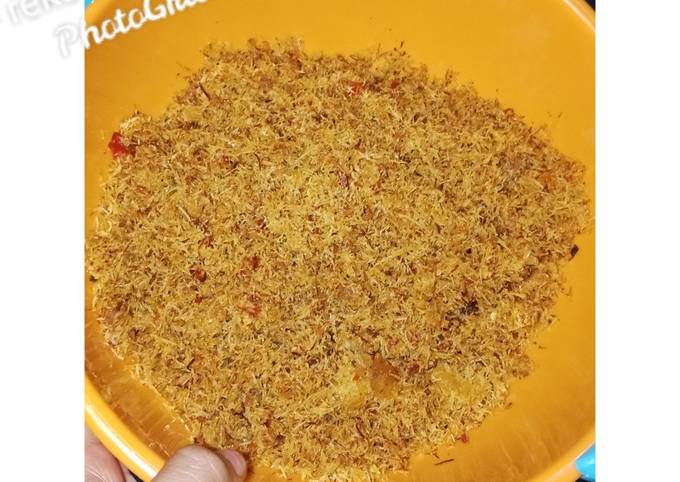 Cara Buat Serundeng kelapa pedas Enak Dan Mudah