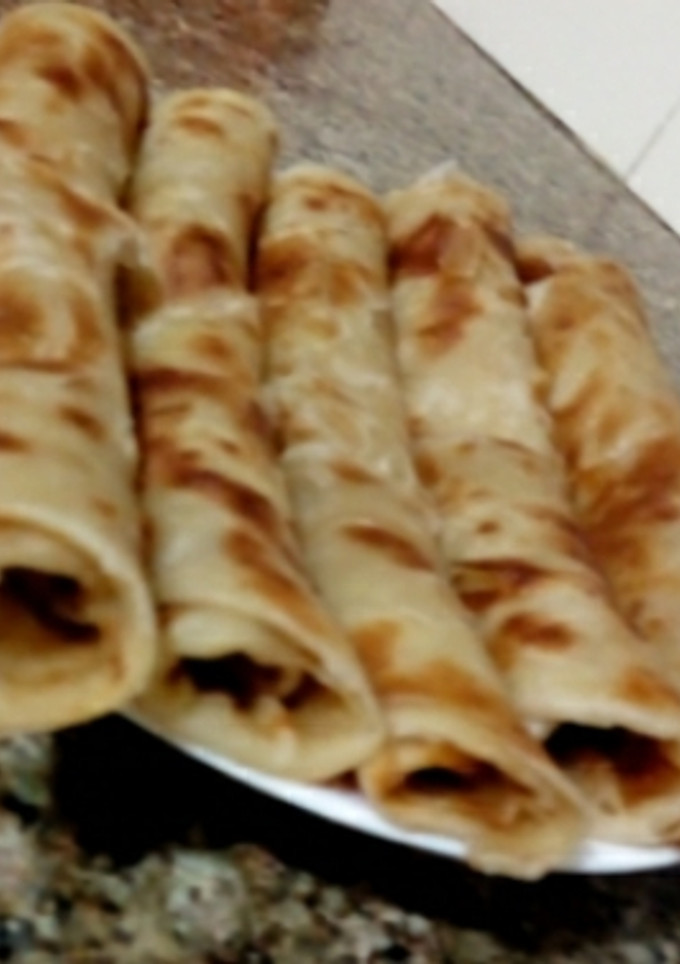 A picture of Soft layers chapati.