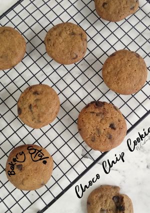 Foto resep Bakery style choco chip cookies