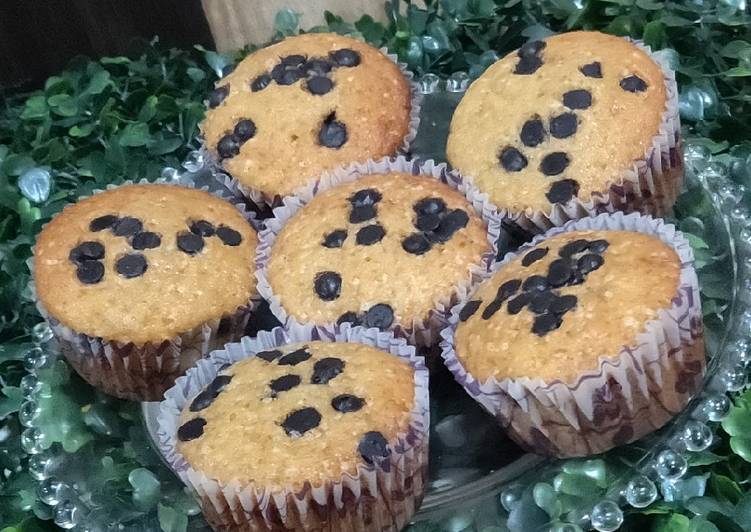 Recipe of Perfect Vanilla chocochips cupcake