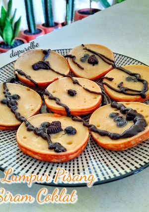 Foto resep Kue Lumpur Pisang Siram Coklat #dapurelbeweek29