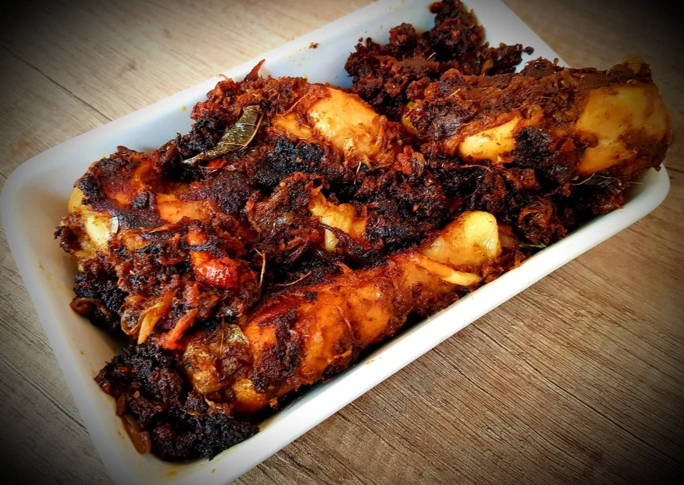 Pepper Chicken Leg Fry