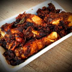 A picture of Pepper Chicken Leg Fry.