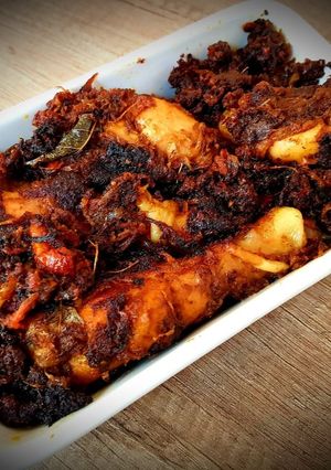 A picture of Pepper Chicken Leg Fry.