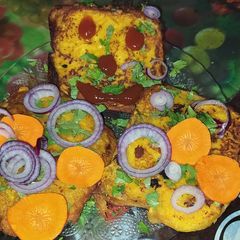 A picture of বাঁধাকপি-পাওরুটি পকোড়া.