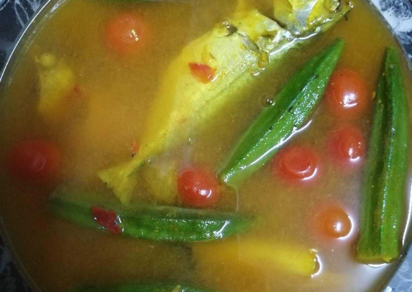 Masak Asam Rebus Ikan