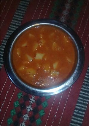 صورة لوصفة طبيخ البطاطس