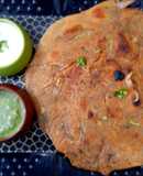 Stuffed Onion masala paratha
