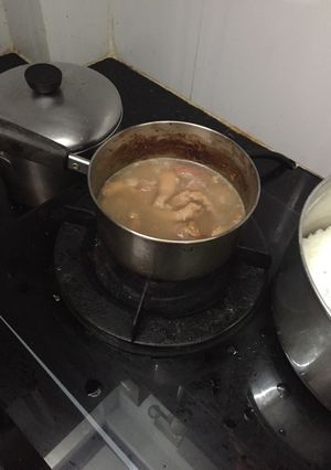 Hình của món Thịt Ba rọi kho khô.