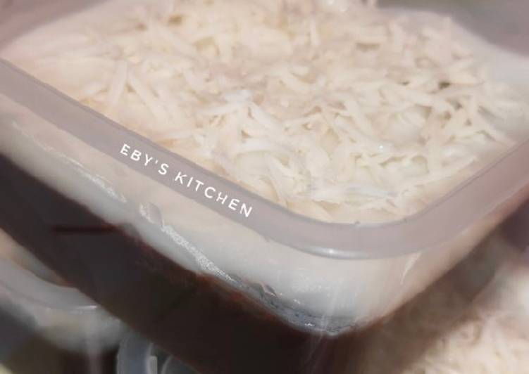 Resep Jelly Coklat Vla Vanilla | Cara Masak Jelly Coklat Vla Vanilla Yang Paling Enak