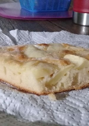 Una foto de Torta de harina de arroz con manzana