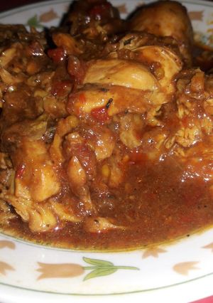 A picture of Chicken pepper soup.