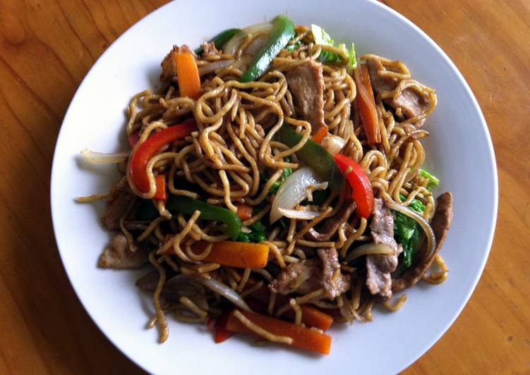 Step-by-Step Guide to Prepare Homemade Yakisoba