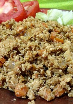 Foto resep Cauliflower fried rice (nasi goreng bunga kol) #foodcombaining