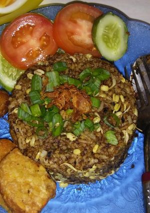 Foto resep Nasi goreng bumbu rawon #PR_UuenakTenanRek