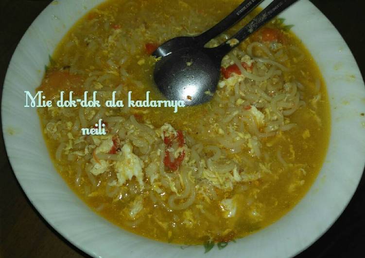 Mie dok-dok ala kadarnya 😁