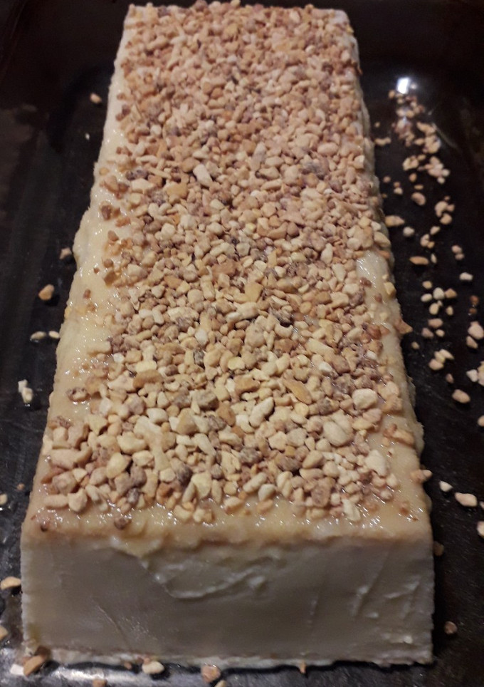 Una foto de Postre helado Almendrado 😋