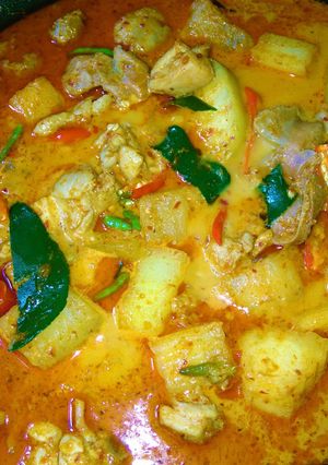 รูปของ แกงแฟงไก่กึ๋นพริกขี้หนูสวน