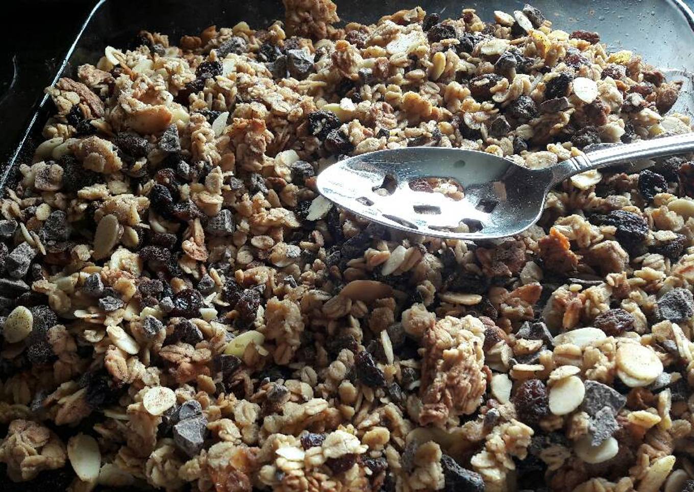 Homemade chocolate granola