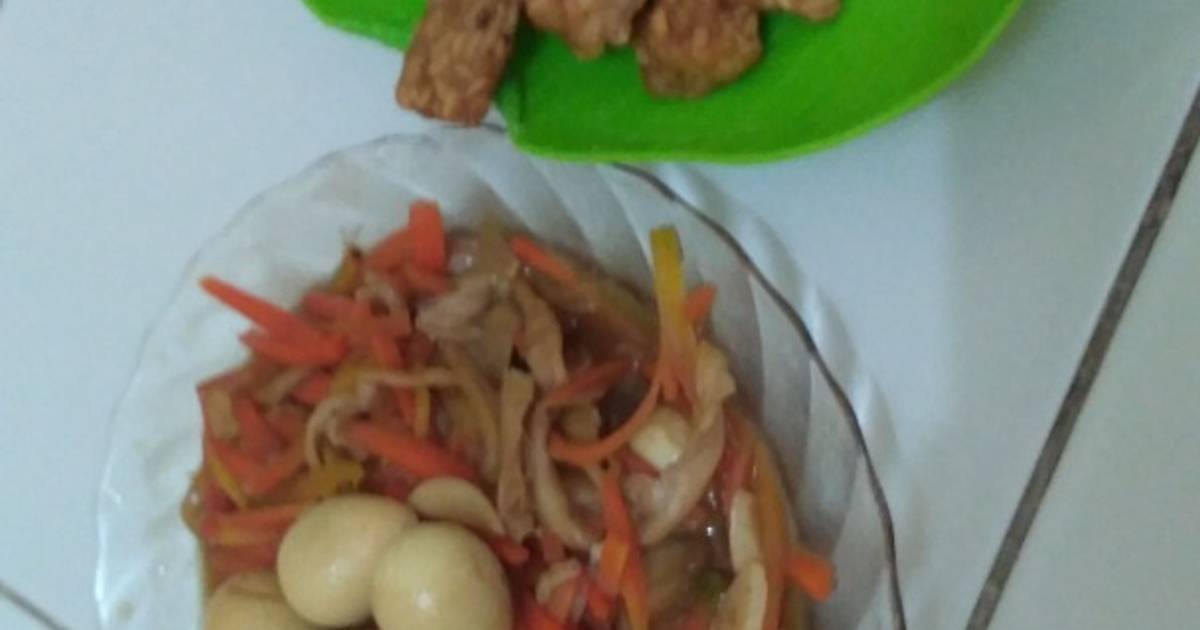 76 resep oseng jamur tiram telur puyuh enak dan mudah Cookpad