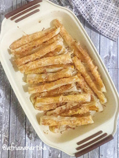 Foto resep Super Easy Puff Pastry Cheese Stick