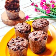 Choco Banana Muffin- Muffin Coklat Pisang-レシピのメイン写真