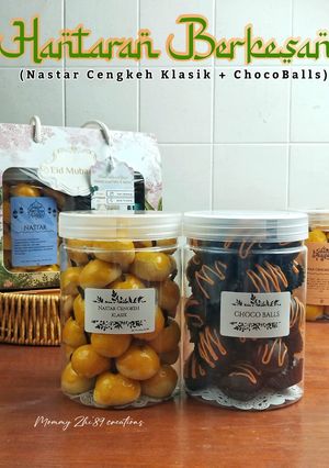 Foto resep Hantaran Berkesan (Nastar Cengkeh Klasik + Choco Balls)