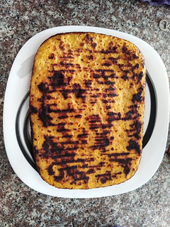 Una foto de Torta de plátano maduro