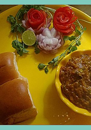 A picture of Pav Bhaji .