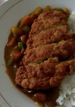 Foto resep Nasi Kari Jepang + Katsu Ayam Praktis