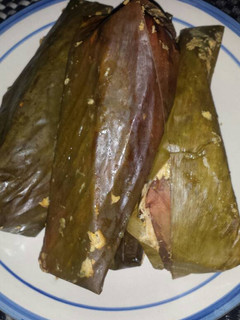 A picture of Leaf moi moi.