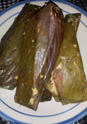 A picture of Leaf moi moi.