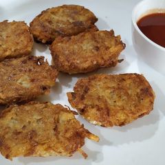 A picture of Hash browns.