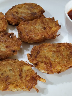 A picture of Hash browns.