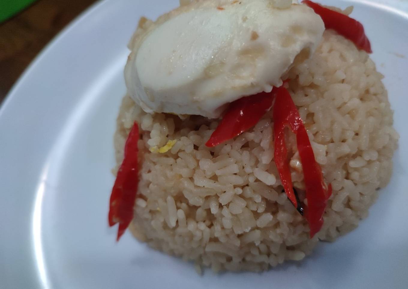 Nasi Telur Rice Cooker