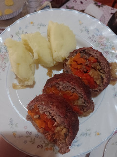 Una foto de Pan de carne relleno