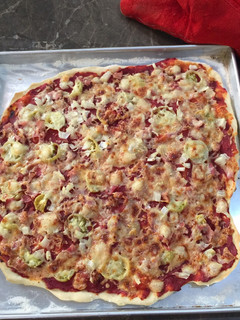 Foto resep Thin Crust Pizza
