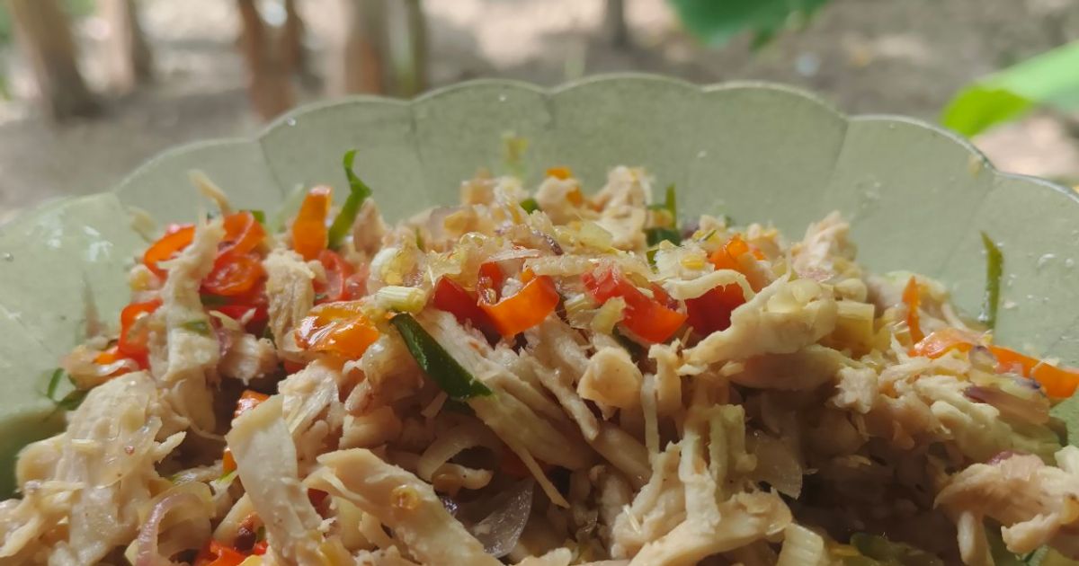 Oseng Dada Ayam Suir Sambel Matah