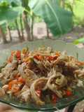 Oseng Dada Ayam Suir Sambel Matah