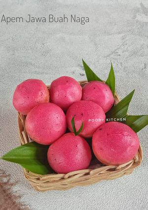 Foto resep Apem Jawa Buah Naga