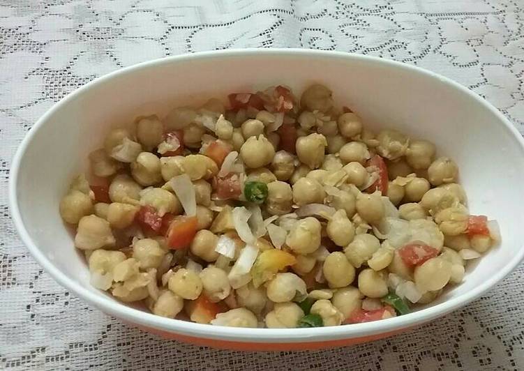 Easiest Way to Prepare Super Quick Homemade White Chhole Chaat