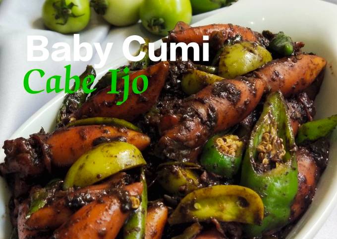 Resep membuat Baby Cumi Cabe Ijo dijamin sesuai selera