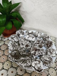 Фото Мраморное шоколадное печенье.