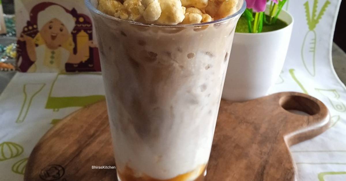 Resep Caramel Popcorn Latte oleh Rika Erviana Cookpad