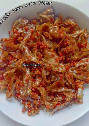 Foto resep Balado ikan asin kapas