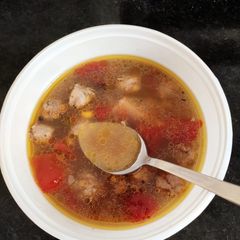 A picture of Chicken soup.