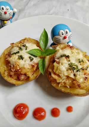 Foto resep Kentang Panggang keju / Baked Potato Cheese
